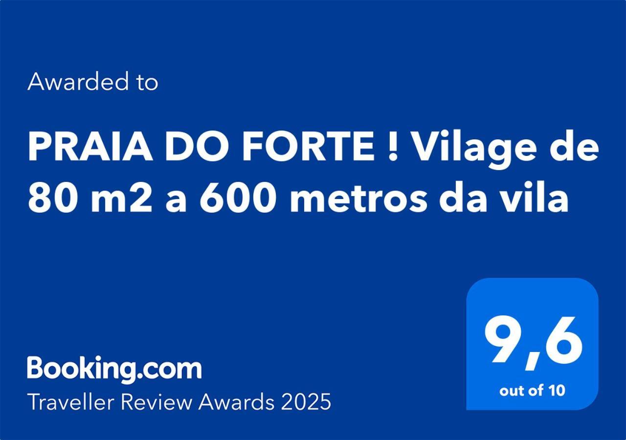 Praia Do Forte ! Vilage De 80 M2 A 600 Metros Da Vila Mata de Sao Joao Exterior foto
